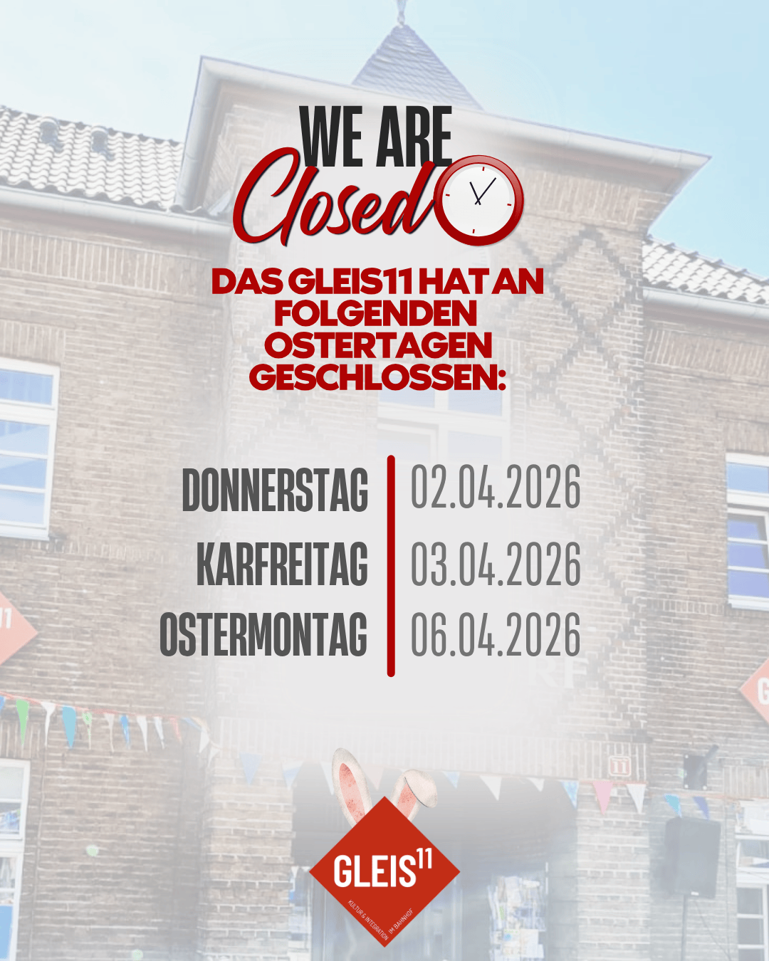 2025 Öffnungszeiten INSTA neu Instagram Post 45WEB